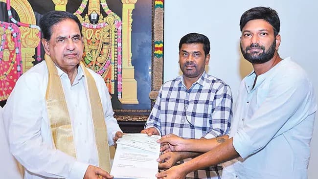 టీటీడీ ప్రాణదాన ట్రస్టుకు రూ.కోటి విరాళం అందజేత