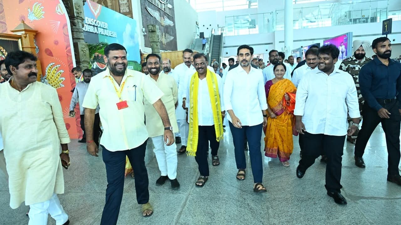 తిరుపతిలో నారా లోకేష్ కు స్వాగతం