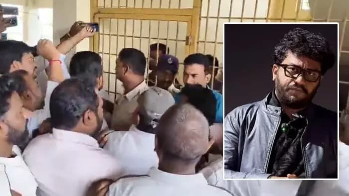 పాయకరావుపేటలో రావణ్‌ను తీసుకొచ్చిన పోలీసులు