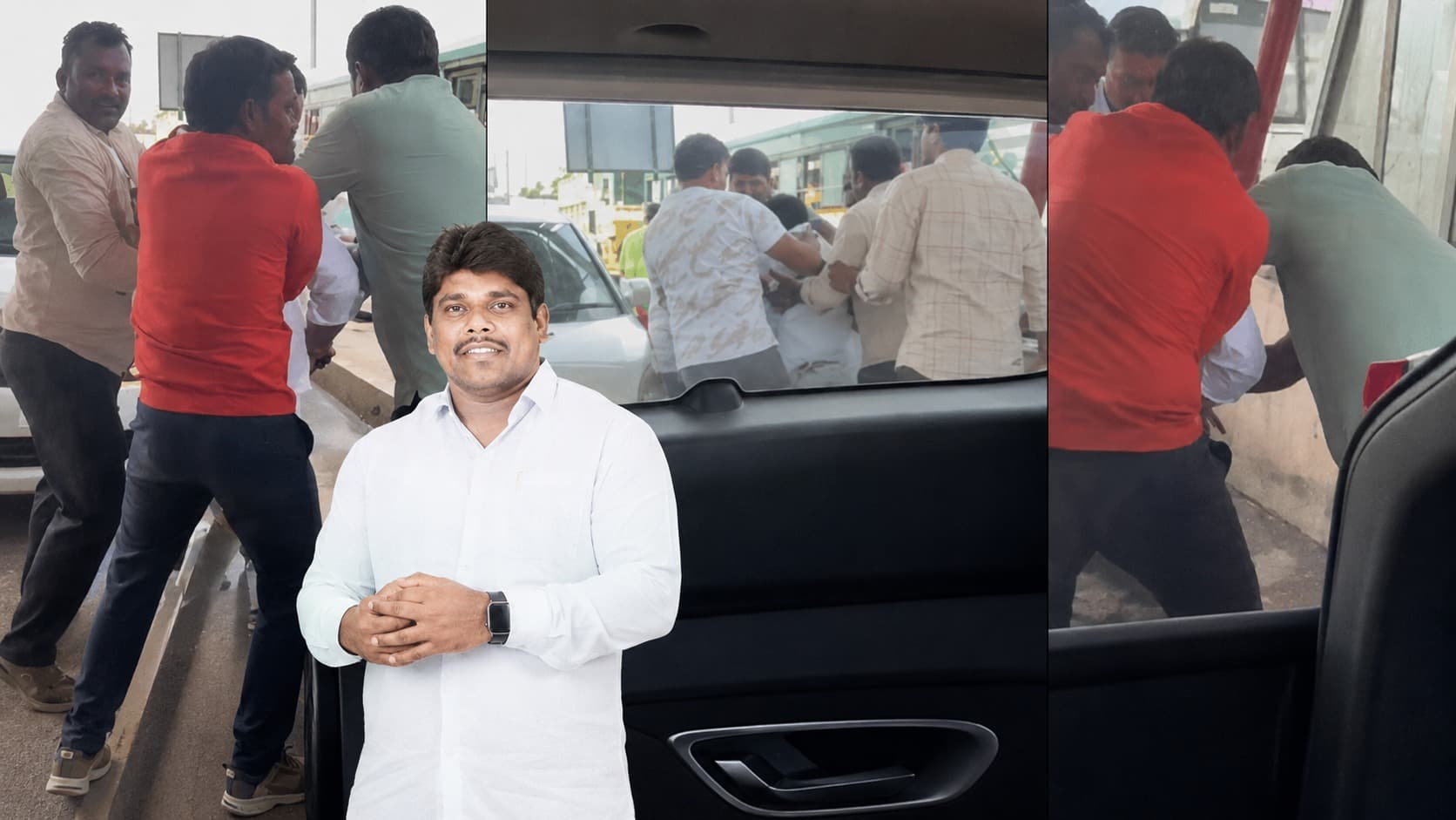 టోల్‌గేట్ వద్ద వైసీపీ నేత సందీప్ అదుపులోకి తీసుకున్న పోలీసులు