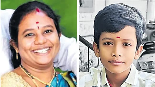 కుమారుడిని చంపి తల్లి ఆత్మహత్య