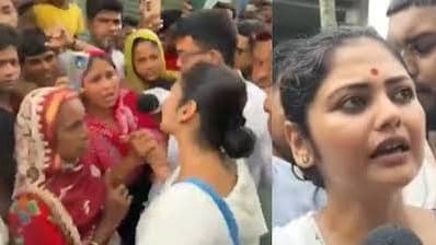 ‘గద్దార్, బేమాన్’ నినాదాలతో ఎంపీ సయోని ఘోష్‌కు నిరసన