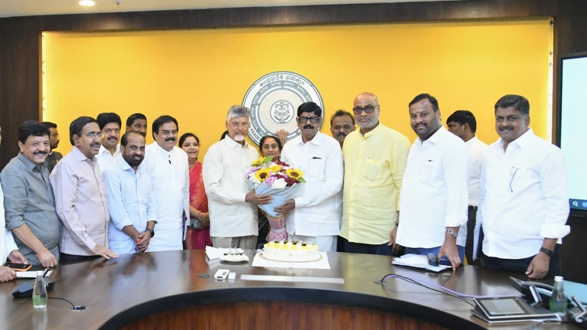 మంత్రి ఆనం రామనారాయణరెడ్డికి సీఎం చంద్రబాబు శుభాకాంక్షలు