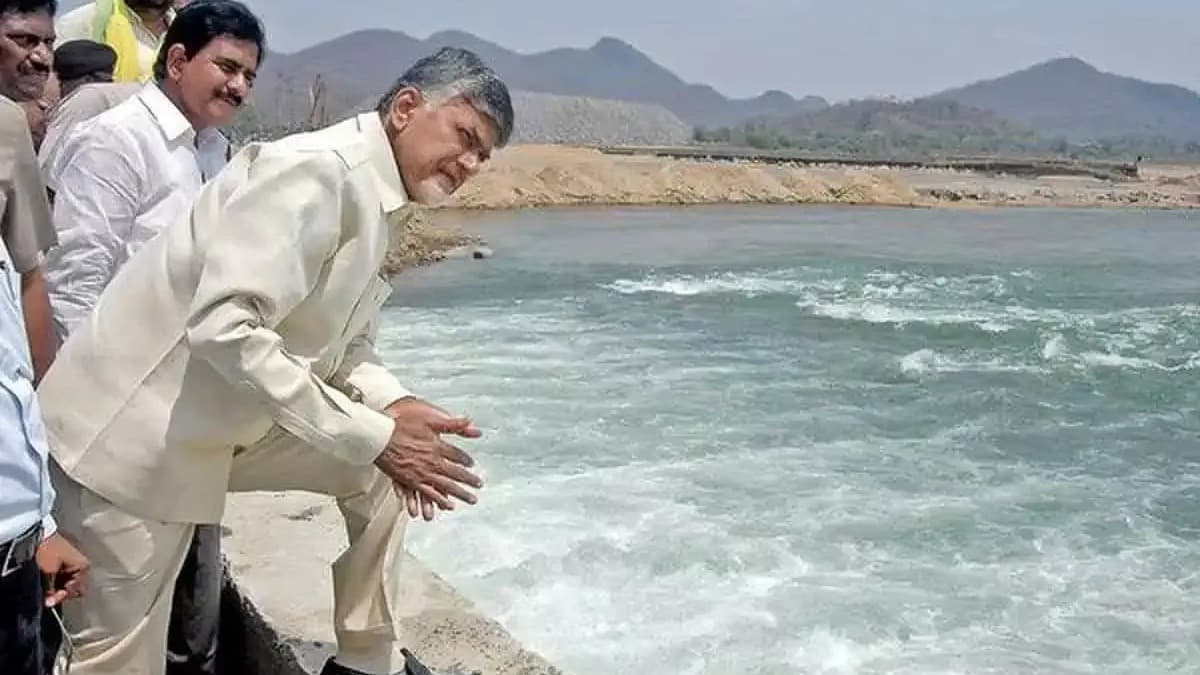 పోలవరం పనుల పరిశీలనకు సీఎం చంద్రబాబు..