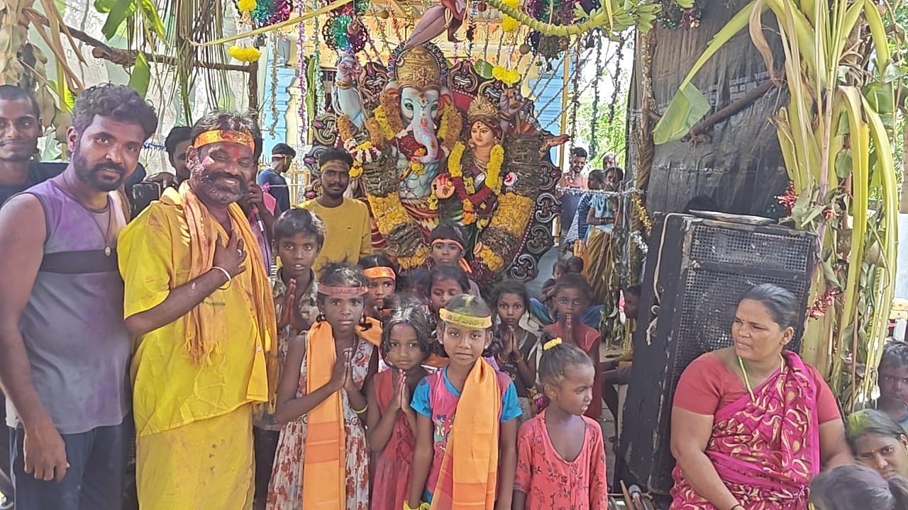 తొండవాడ ఎస్టీ కాలనీలో ఘనంగా వినాయక చవితి వేడుకలు