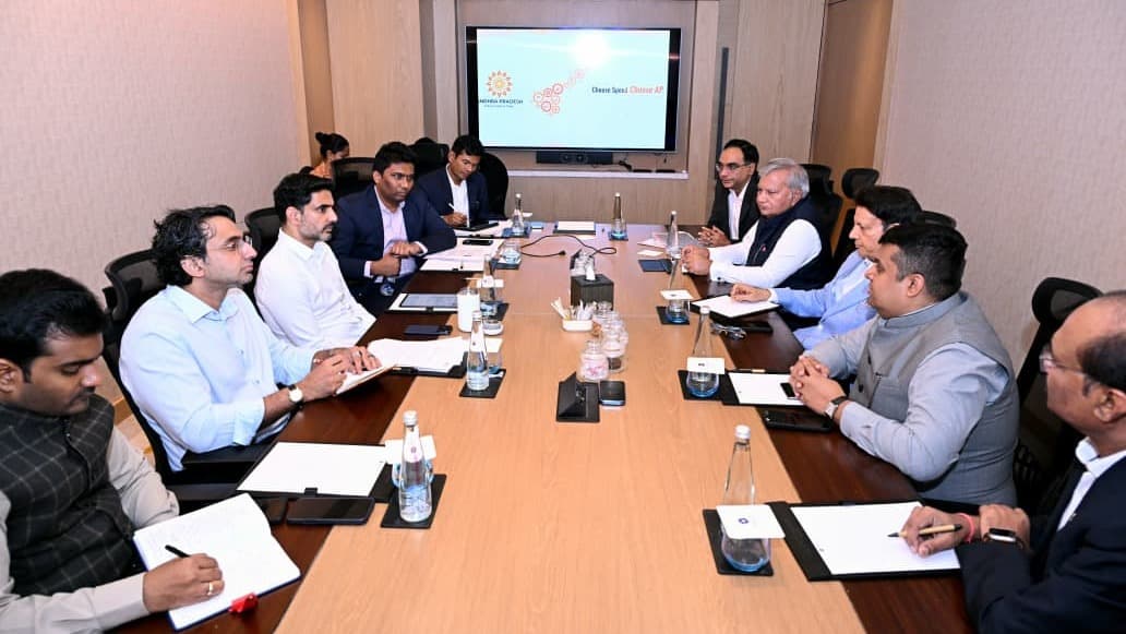 అహ్మదాబాద్‌లో చిరిపాల్ గ్రూప్ ఎండీతో నారా లోకేష్ భేటీ