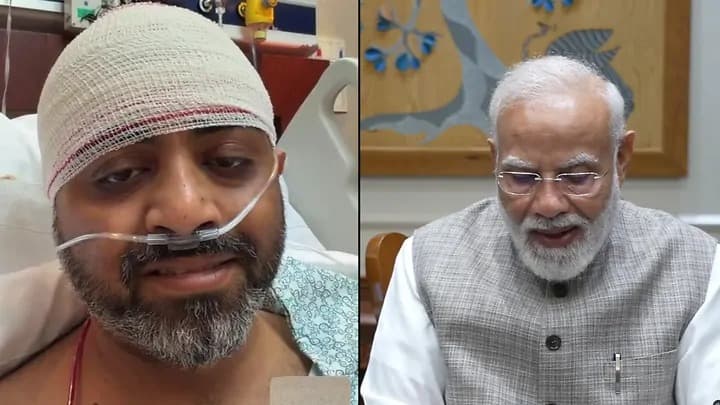 కెప్టెన్ స్మిత్ మచ్చర్‌తో వీడియో కాల్‌లో ప్రధాని మోదీ