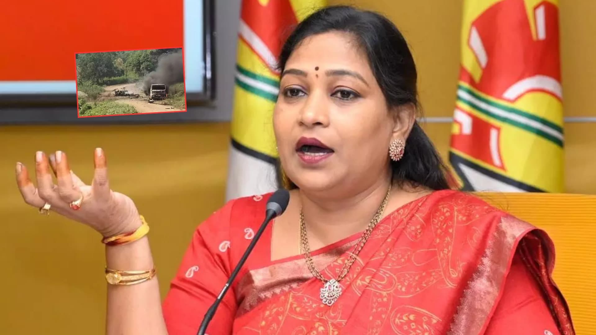అల్లూరి పినకోట పేలుడు ఘటనపై హోంమంత్రి అనిత ఆరా